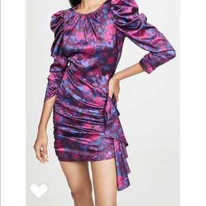 For Love and Lemons Endless Mini Dress in Tinsel Floral